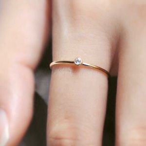✨✨Tiny Crystal Solitaire Ring✨✨